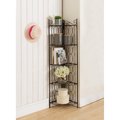 Inroom Furniture Designs Shelf Corner Unit Metal - Brushed Copper IN302752